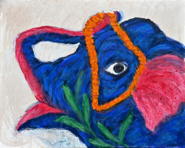 Amit Ambalal | …for Me, Only | 2025 | Acrylic on canvas | 48 x 60 Inches