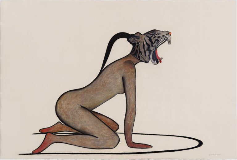 Surendran Nair | Doctrine of the Forest (Cuckoonebulopolis) – Version II | 2007 | Watercolour on paper | 40 x 60 Inches
