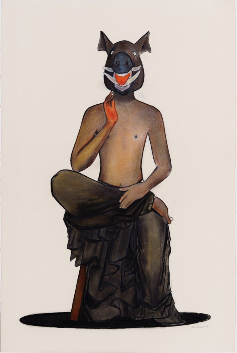 Surendran Nair | Doctrine of the Forest (Cuckoonebulopolis) – Version II | 2007 | Watercolour on paper | 60 x 40 Inches