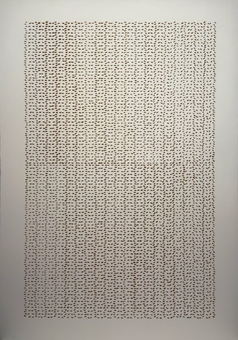 Ankush Safaya | Untitled | 2026 | Burn marks on paper | 44 x 30 Inches