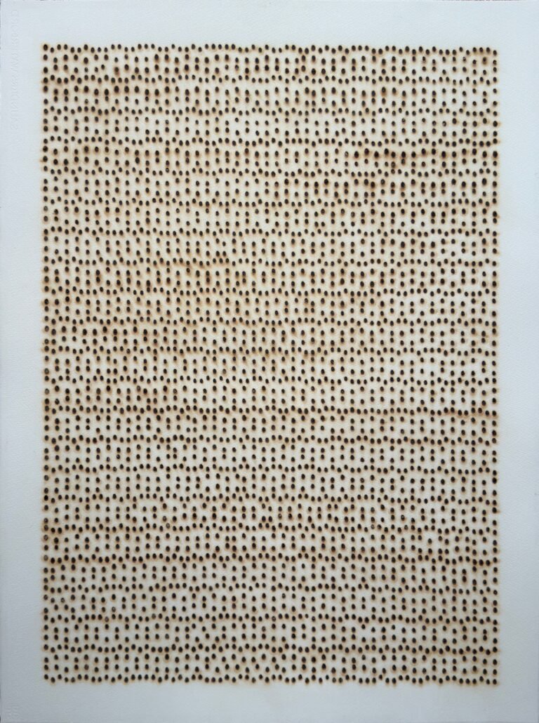 Ankush Safaya | Untitled | 2025 | Burn marks on paper | 30 x 22 Inches