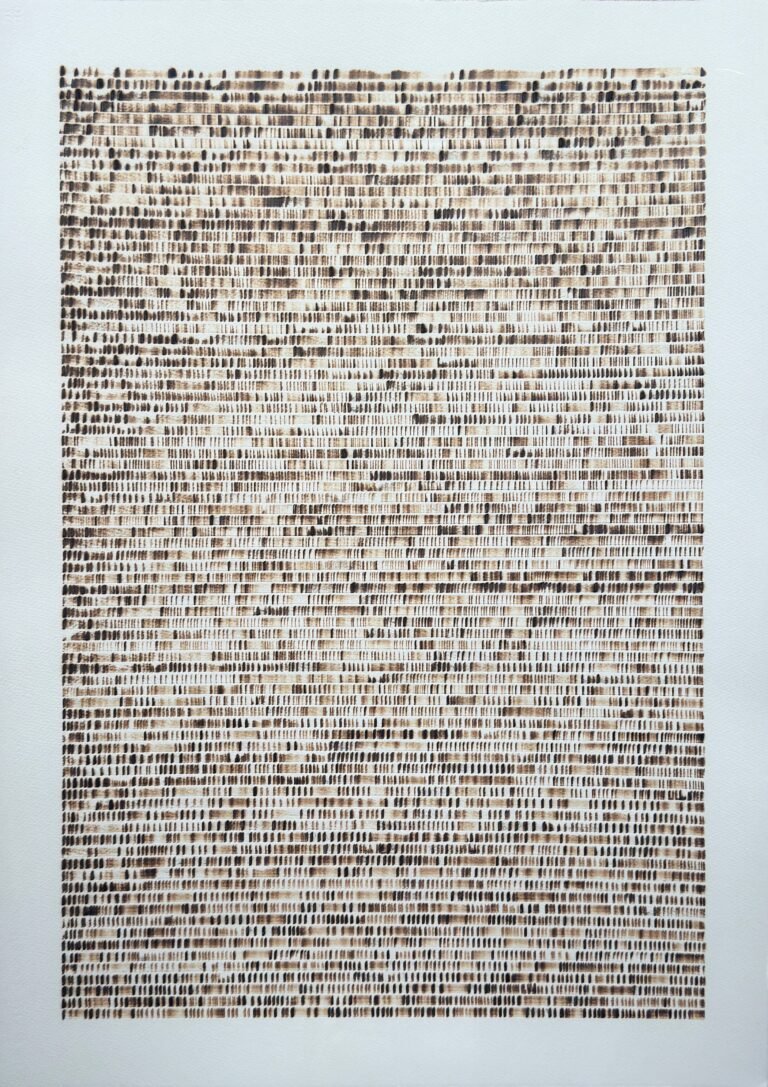 Ankush Safaya | Untitled | 2025 | Burn marks on paper | 30 x 22 Inches