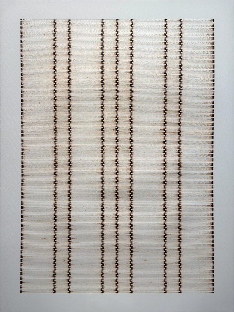 Ankush Safaya | Untitled | 2025 | Burn marks on paper | 30 x 22 Inches