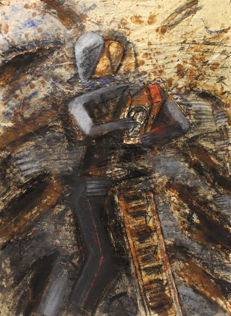 C Douglas | Untitled | 1992 | Mixed media on paper | 40 x 30 Inches