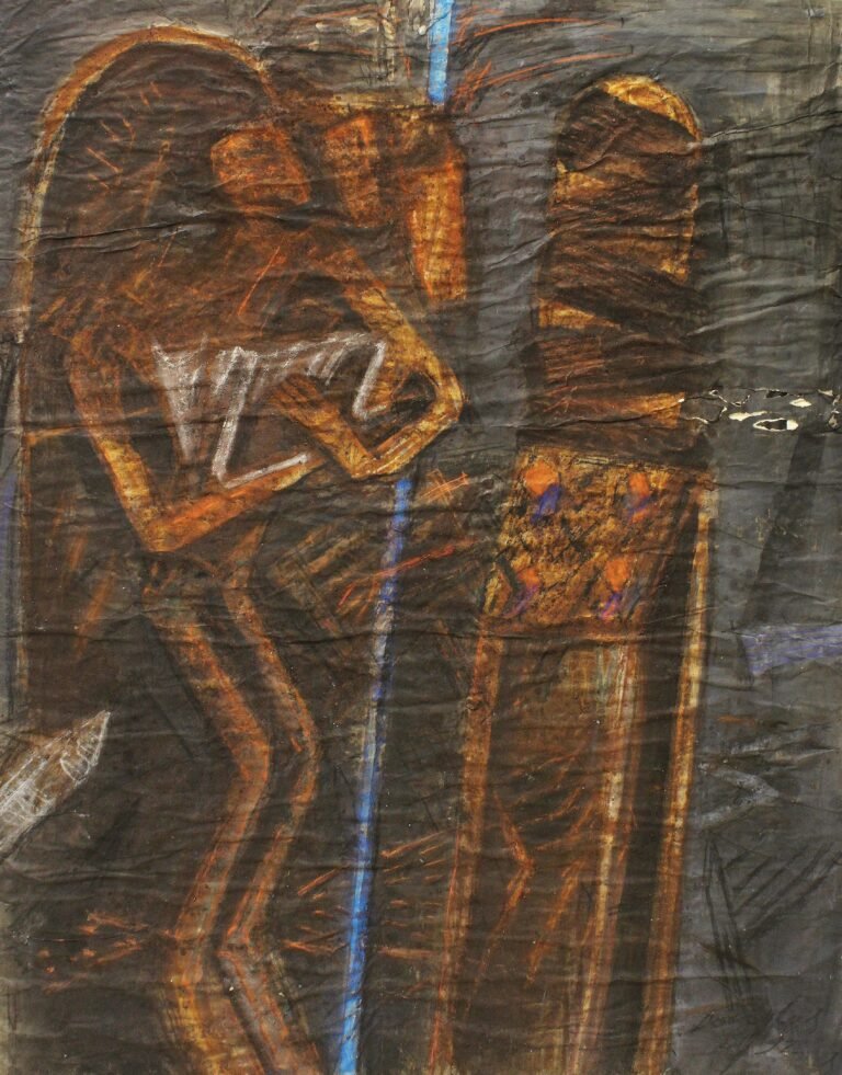 C Douglas | Untitled | 1992 | Mixed media on paper | 48.5 x 35.5 Inches