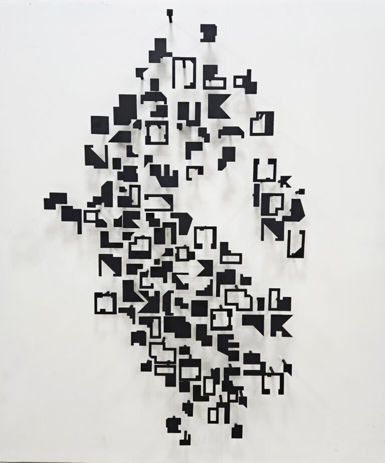 Chetnaa | After the Grid | 2026 | Mild Steel (Set of 106 units) | Display size: 65 x 45 Inches