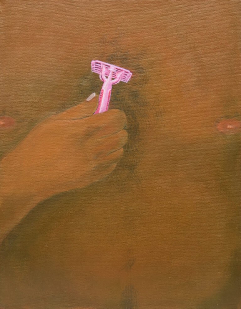 Pallavi Singh | Encounter V | 2026 | Acrylic on canvas | 16 x 12 Inches