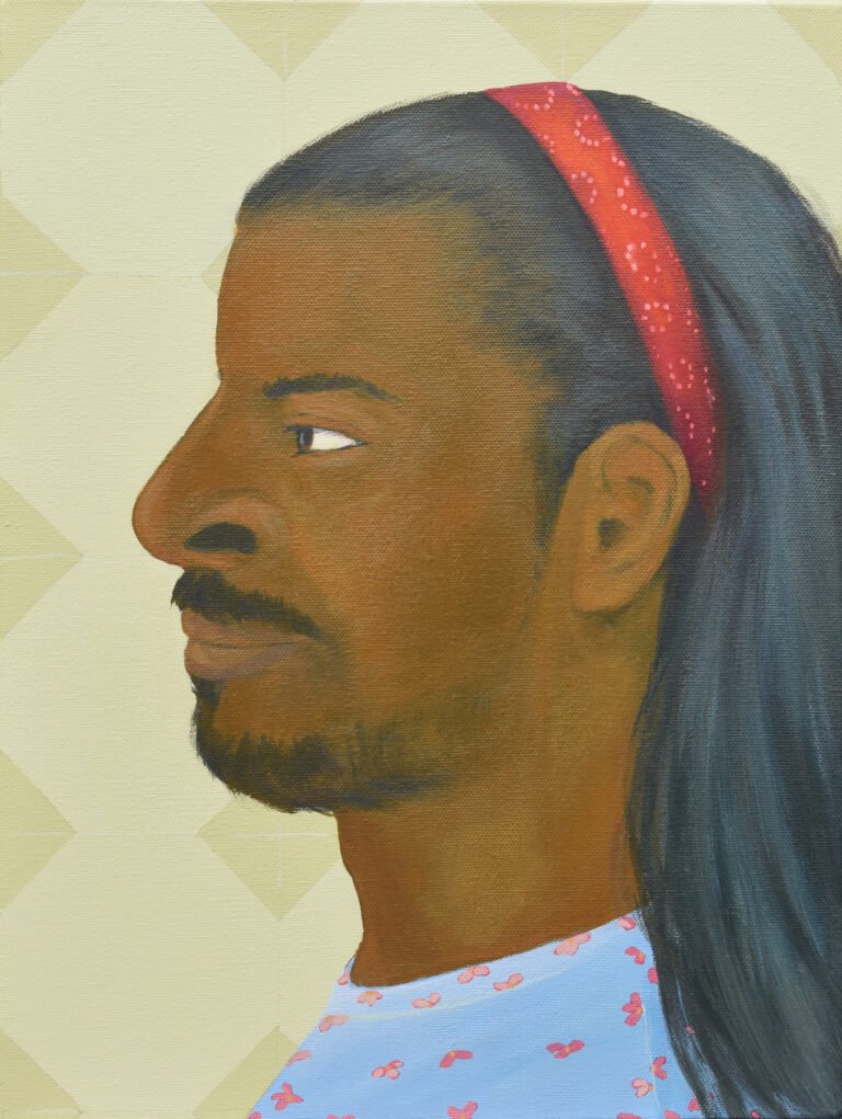 Pallavi Singh | Encounter VII | 2026 | Acrylic on canvas | 16 x 12 Inches