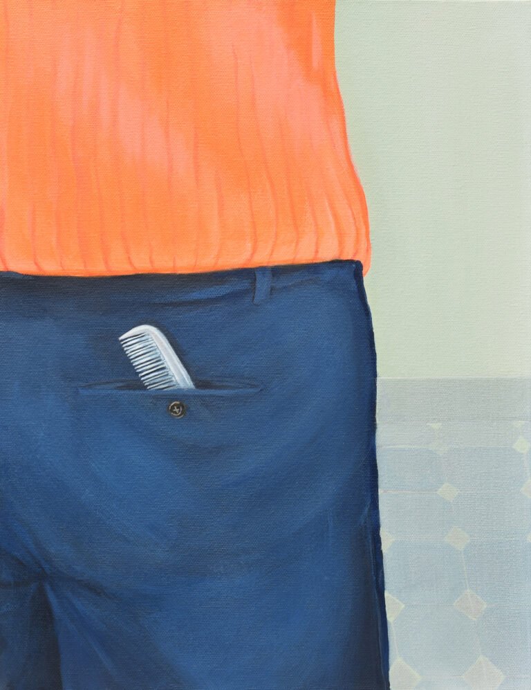 Pallavi Singh | Encounter VIII | 2026 | Acrylic on canvas | 16 x 12 Inches