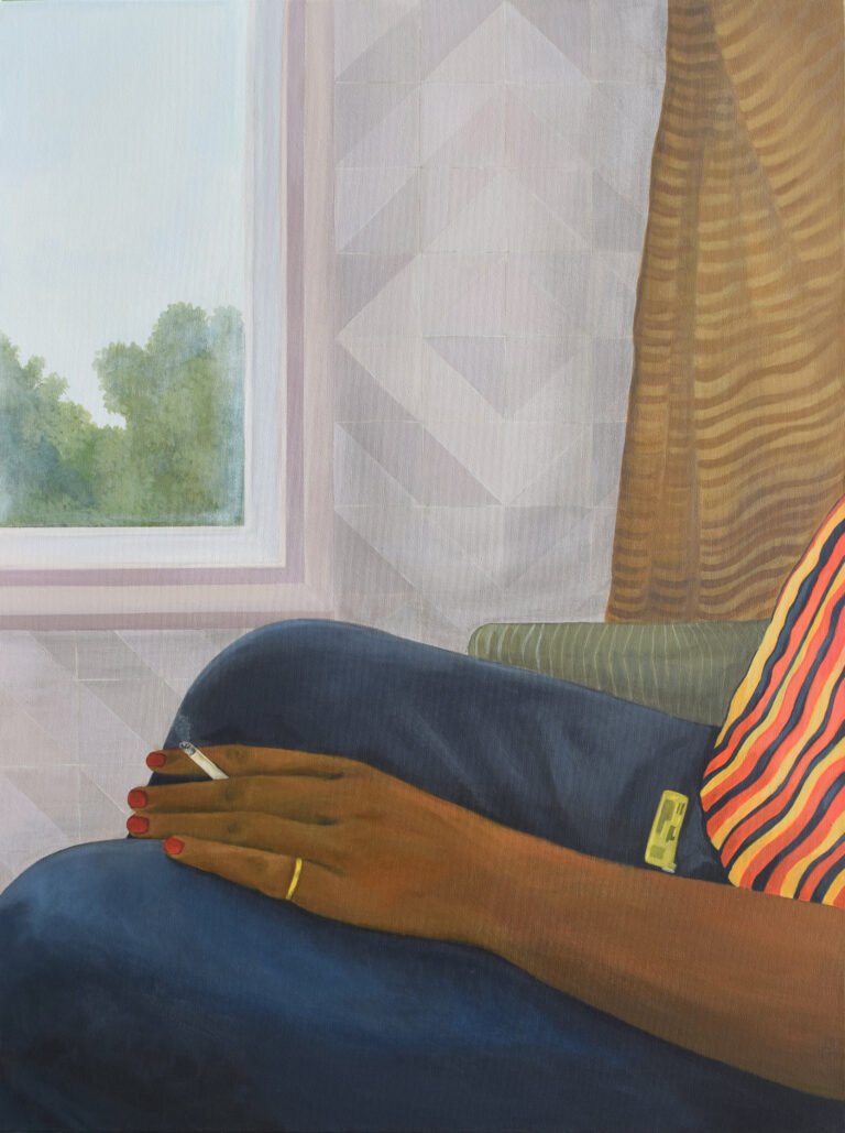 Pallavi Singh | Encounter XI | 2026 | Acrylic on canvas | 40 x 30 Inches