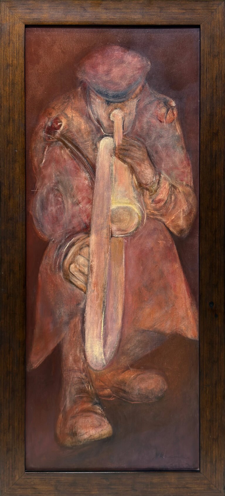 Krishen Khanna | Untitled | 2013 | Oil on canvas | 30 x 12 Inches