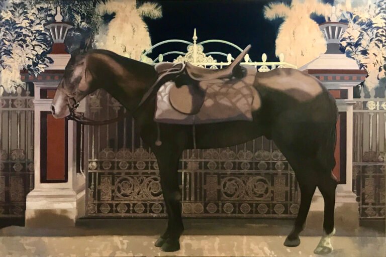 Nataraj Sharma | Urban Animal (Horse) | 2026 | Oil on canvas | 72 x 108 Inches
