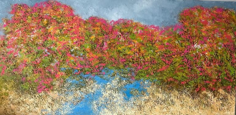 Paramjit Singh | Untitled | 2026 | Oil on canvas | 36 x 72 Inches
