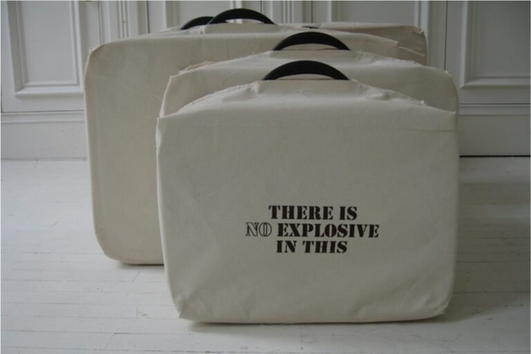 Shilpa Gupta | There is No Explosive in This – III | 2007 | Digital photograph printed on canvas. Limited edition 2 of 6 | 36 x 54 Inches