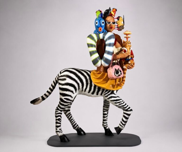 Siddhartha Kararwal | Pet Gala | 2026 | Acrylic on fiberglass. Limited edition 2 of 2 | 72(H) x 54(L) x 24(W) Inches