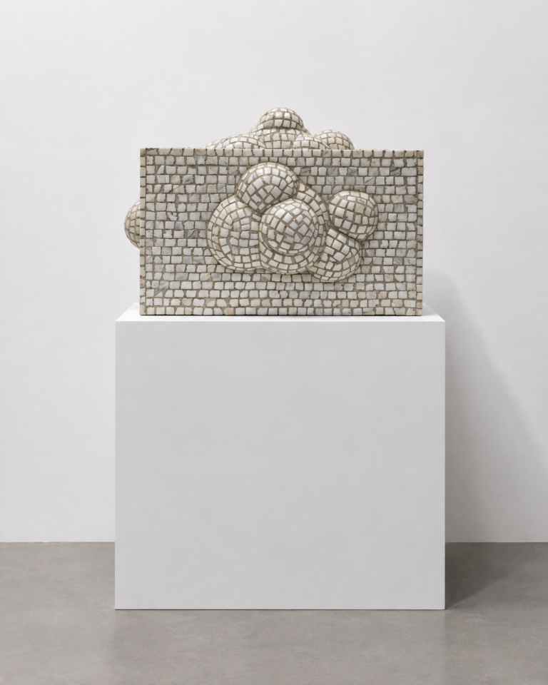 Teja Gavankar | Dream  | 2026 | Marble, cement and iron | 17(H) x 25(L) x 17(D) Inches